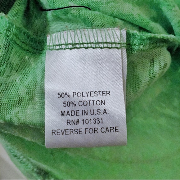 Charlotte Russe Neon Green Shirt Knotted - Picture 5 of 5